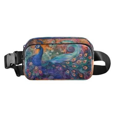 Imagem de CEBUGI Mini pochetes de caminhada para homens e mulheres, pochete moderna resistente à água com cinto ajustável para treino, viagem, corrida