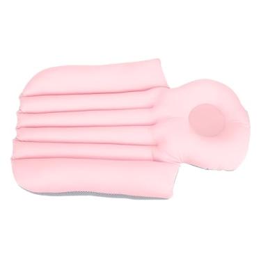 Imagem de Travesseiro de Banho para Banheira Soft Suporte Ergonômico Almofada Universal Antiderrapante Curto para Banheira de Adultos (Rosa claro)