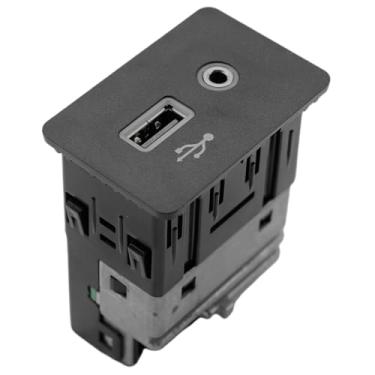 Imagem de Conector auxiliar de portas USB e AUX 284H3-7FH0A para Nissan Kicks Rogue Sentra Rogue Sport 2017-2020 Substituição para 284H37FH0A