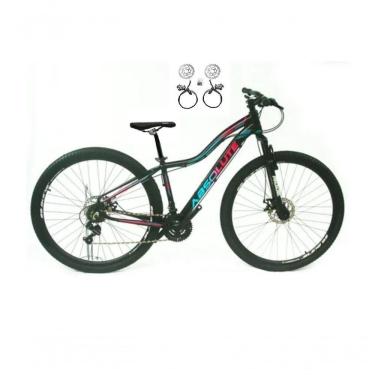Imagem de Bicicleta Aro 29 Absolute Hera Feminina 24v Freio Hidraulico Garfo Suspensão Mtb Alumínio preto Tam: 17