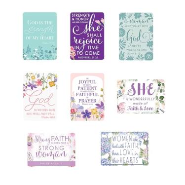 Imagem de Fun Express 6 cm x 8 cm a granel 144 peças mini cartões de oração de mulheres da fé