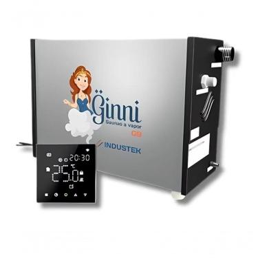 Imagem de Sauna Vapor Elétrica Wi-fi E Controlador Digital 9kw Até 12 M³ 220V Ginni - Industek Voltagem 220V Trifásico