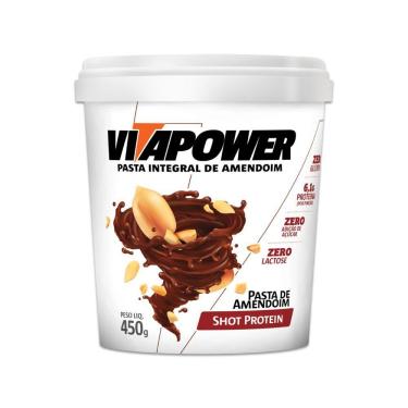 Imagem de Pasta De Amendoim Vitapower Integral Shot Protein 450g
