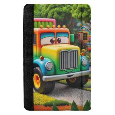 Imagem de TSENQUE Capas para cinto de segurança Truck in Garden Capa de cinto de segurança macia para ombro