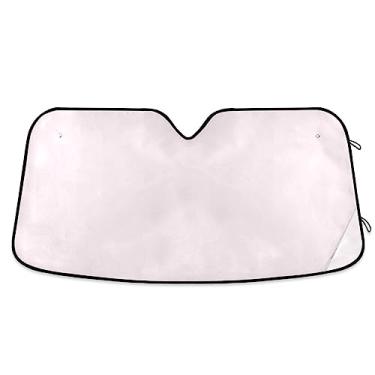 Imagem de Para-brisa de carro lavanda blush, protetor solar para para-brisas de carro, bloqueador solar para carro, acessórios de carro de verão