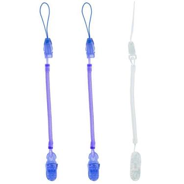 Imagem de Kit 3 Prendedor De Chupeta Mola Pietra Baby