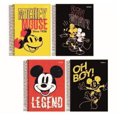 Imagem de Starschool – caderno universitário capa dura espiral Mickey Disney | 20 matérias, 320 folhas | ultra-organização e charme clássico para estudos