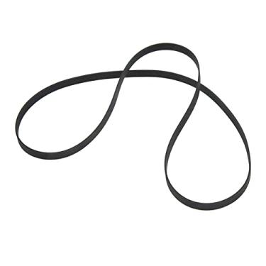 Imagem de SPYMINNPOO Substituição de Correia de Acionamento de Borracha Preta de 49 Cm para Toca-discos, Rotação Suave para Toca-discos