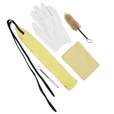 Imagem de Generic Kit de Manutenção para Limpeza de Trompete Acessórios Duráveis ​​para Cuidados Completos Com Trompete Ferramentas de Limpeza Profissional para Músicos Luvas de Flanela de Algodão para Melhor