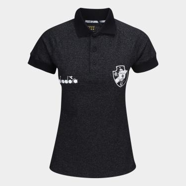 Imagem de Camisa Polo Vasco Viagem 19/20 Diadora Feminina-Feminino