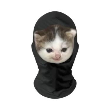 Imagem de Máscara De Gato Hitler Engraçada Para Festa, Atividade De Formação De 