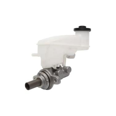 Imagem de INFINAUTO Cilindro mestre de freio com reservatório nº 472010D260 para Toyota Yaris 2006-2014 Cilindro mestre hidráulico prateado plástico de liga de alumínio branco 1 peça