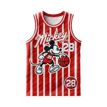 Imagem de Camisa De Basquete Com Estampa Do Mickey Mouse Da Disney Para Crianças