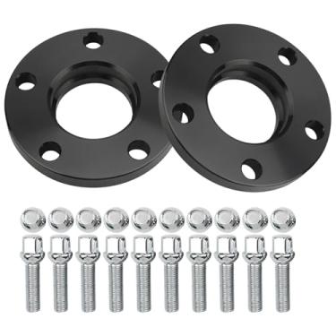 Imagem de IRONTEK Espaçadores de roda 5 x 112 compatíveis com Audi A4 A5 A6 A7 A8 Q5 Q7 RS5 S4 S5 S6 S7 S8, para Mercedes-Benz E200 E250 E280 E300 E320 E350 E400 E420, para Rosca Ged, 15 mm Passo M14 x 1,5 furo