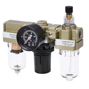 Imagem de AC2000-02 1/10.2 cm medidor regulador de pressão compressor de ar filtro separador de óleo para desumidificador de água 1 peça (AC2000-02)