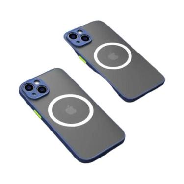 Imagem de Capa Magnética Matte Armor Para Carregamento Sem Fio Magsafe Para iPho