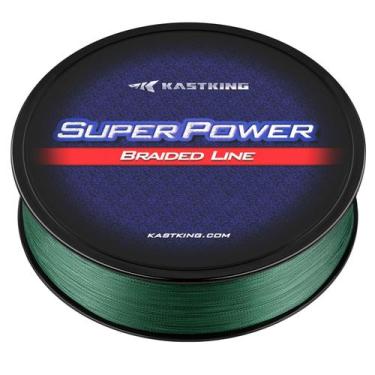 Imagem de Linha de pesca KastKing Superpower Braided 8 LB (3,6 kg) 300 m