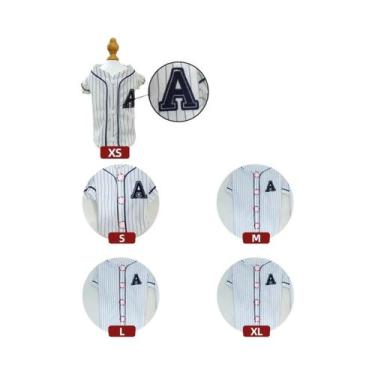 Imagem de Camisa De Beisebol De Verão Fofa Para Cães, Confortável E Casual, Moda