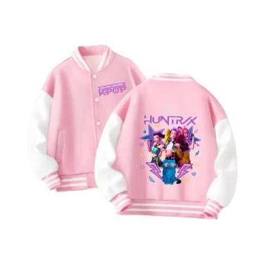 Imagem de Jaqueta De Uniforme De Beisebol Kpop Demon Hunter Para Meninas, Manga 