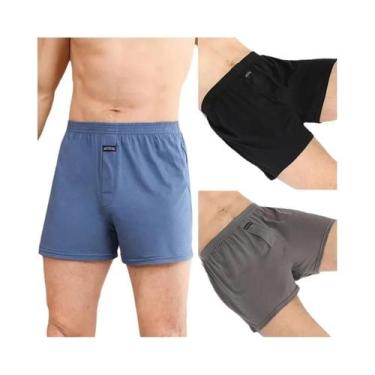 Imagem de Calças De Pijama Masculinas Confortáveis E Largas Em Algodão Aro Para 