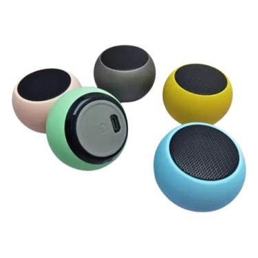 Imagem de Mini Caixa de Som Speaker Wireless 3W Portátil Fosco – Som Potente, Conexão Estável, Compacta e Ideal para Casa, Viagens e Presentes