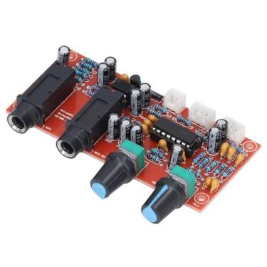 Imagem de Chiffonade Módulo amplificador de microfone digital PT2399 – placa de reverberação NE5532 com volume ajustável para karaokê e mixagem de áudio, voltagem ampla DC12-24V