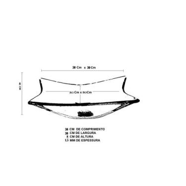 Imagem de Combo 2 em 1 Gabinete de Vidro 40cm para banheiro Quadrado Armênia + T