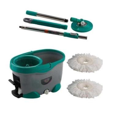 Imagem de Mop Giratório Flash Bettanin Vassoura Rodo Esfregão C/ Balde Escorredo