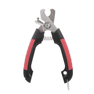 Imagem de Tesoura Profissional de Unhas para Cães com Trava Tesouras Grooming Animais Gatos Coelhos Aço Inoxidável Borracha Sintética Mola Ação Duradoura Fácil Seguro Prático Uso em Casa