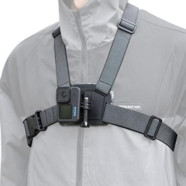 Imagem de SUREWO Suporte de alça de peito ajustável compatível com GoPro Hero 10/9/8/7/6/5 preto, DJI Osmo Action 2, Insta 360 ONE R e a maioria das câmeras de ação