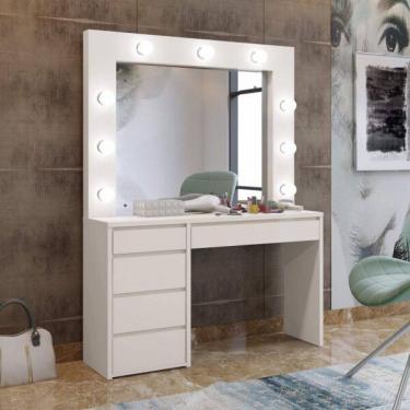 Imagem de Penteadeira Camarim Berlim Plus Off White Mavaular