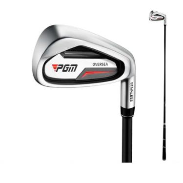 Imagem de Taco de golfe #5/6/7/8/9/P/S vara de treino de ferro destro, homens mulheres eixo de carbono cabeça de aço inoxidável taco de golfe ferro (#P, masculino-haste de carbono)