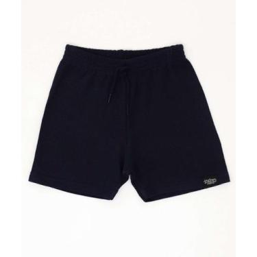 Imagem de Bermuda Infantil Moletom MR Tam 1 a 3 Azul-78148, Azul, 3