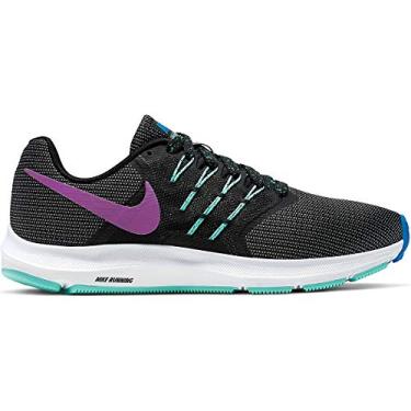 Imagem de Nike Tênis feminino Run Swift, Preto/Pôr-do-sol Pulse-gunsmoke, 6
