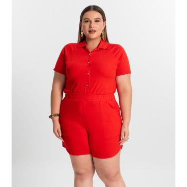 Imagem de Conjunto Secret Plus Size Camisa Com Bermuda Feminino-Feminino