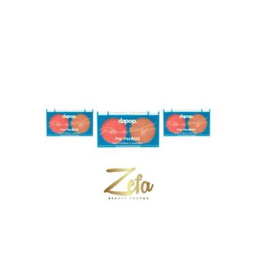 Imagem de Kit 03 Paleta Duo Blush Cintilante E Iluminador CorA - Dapop