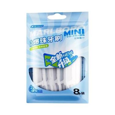 Imagem de Escova De Dentes Portátil Descartável 3 Em 1 Com Fio Dental Nano Para 