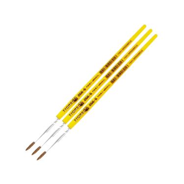 Imagem de Kit 3x Pincel Redondo Pelo Ponei 266-6