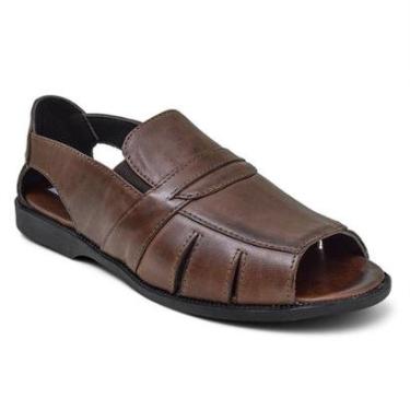 Imagem de Sandália Masculina Couro Legitimo Papete Granado Macio Leve 888-Masculino