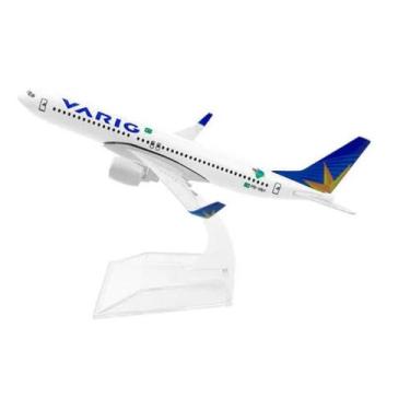 Imagem de Varig Boeing 737 Miniatura Avião Aeronave Comercial