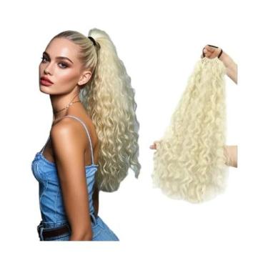 Imagem de Ponytail Sintético Cacheado De 18 Polegadas Com Corda Elástica WIGSIN,