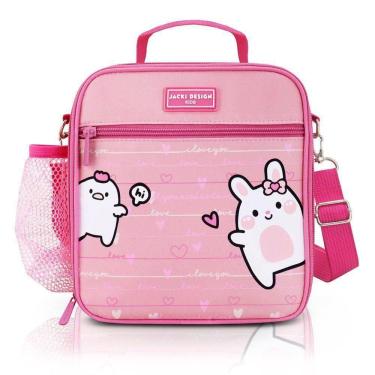 Imagem de Lancheira Térmica Infantil Amiguinhos Jacki Design – 4.180 Ml Coelho Rosa