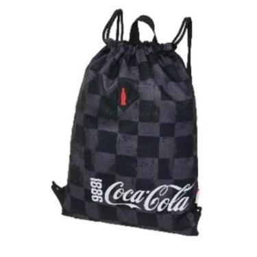 Imagem de Mochila Coca-Cola Saco Casual Brush Quadriculada 78412633-Feminino
