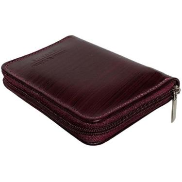 Imagem de Carteira Couro Feminina Pequena Moderna Pratica Espaçosa - Art Minas C