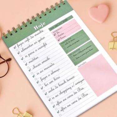 Imagem de Caderno Planner B5 Espiral 50 Folhas Capa Dura PP Bloco de Notas Colorido Caderno de Anotações Caderno Sem Pauta Caderneta Caderno A5 Alternativa Fichario A5 Cadernos Uso Diário (Azul)