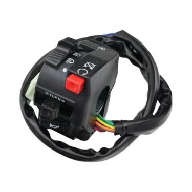 Imagem de Interruptor Multifuncional De Guidão De Motocicleta 7/8" 22mm, Sinal D