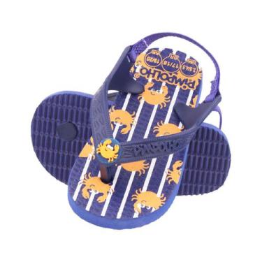 Imagem de Chinelo Bebê Infantil c/Elástico Tam 17 a 23 Pimpolho -, Caranguejo, 7