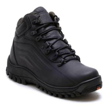 Imagem de Bota Masculina Coturno Adventure Em Couro Trilha Montanhas-Masculino