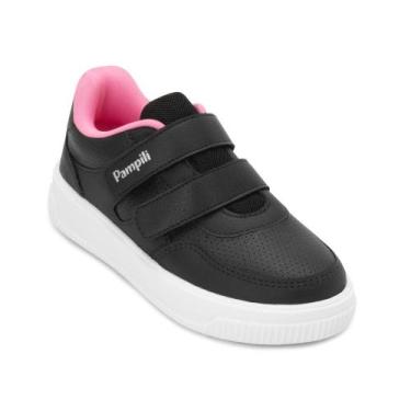 Imagem de Tênis Pampili Infantil PR PP25-73802, 36, Preto, Rosa