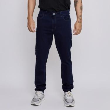 Imagem de Calça Jeans Masculina Slim Super Conforto - Doct, 50, Indigo escuro